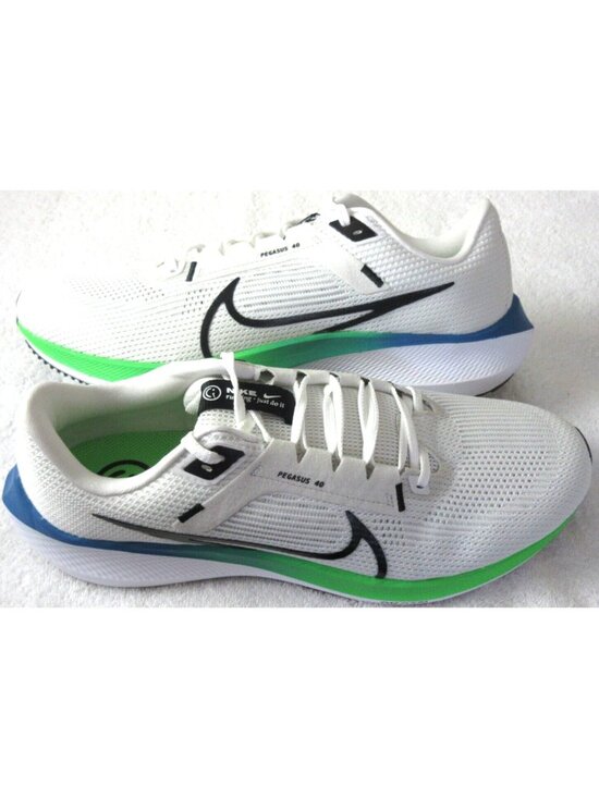 Nike Other - Nike Men's Air Zoom Pegasus 40 Running Shoes Platinum Tint Black White Size 10